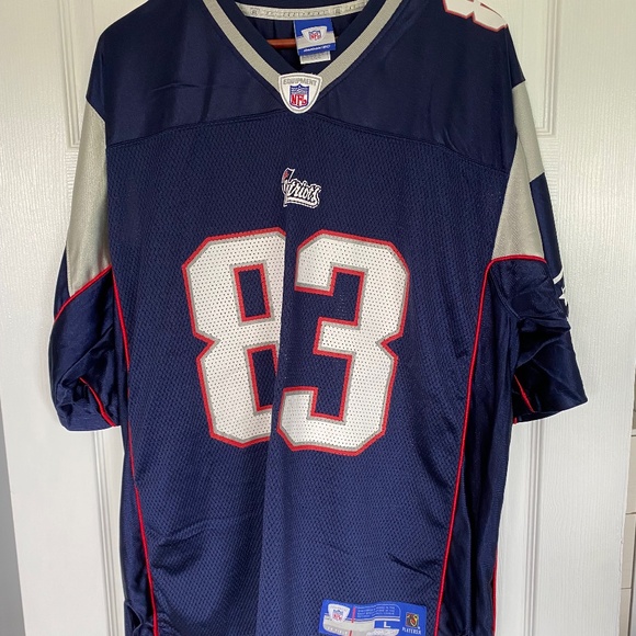 Vintage Reebok New England Patriots Mens Large Jersey - Picture 1 of 3